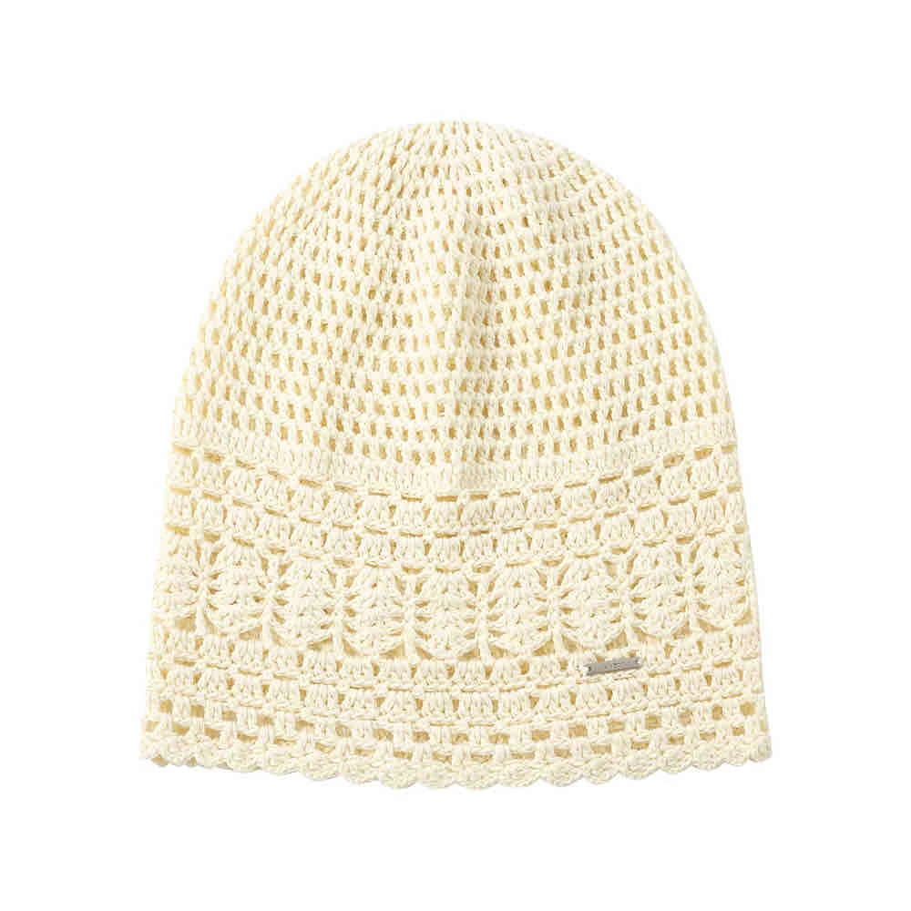 【茉舍】AVVENN 手工钩编帽舒适度假镂空钩花帽AL1P001690-690