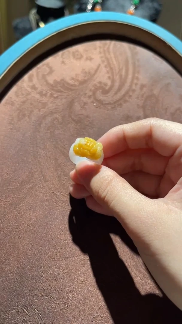 翡翠戒圈未镶嵌红翡绿翠