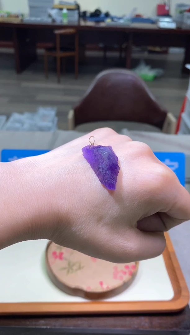 【闪购商品】紫晶珠宝半成品未镶嵌多样性发一件026