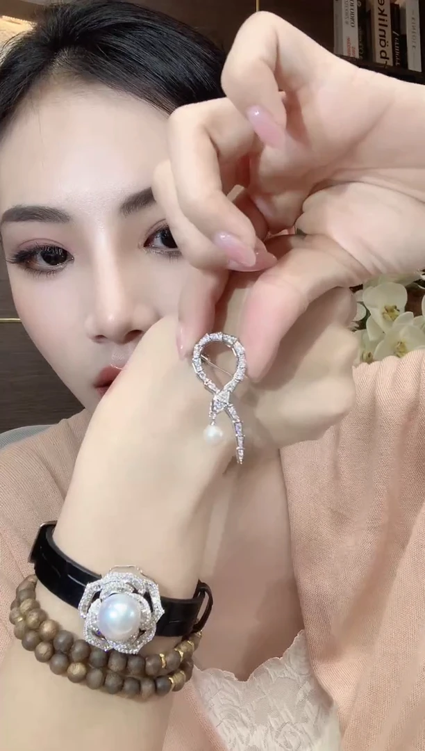 合金胸针淡水珍珠D1 多样性发一件