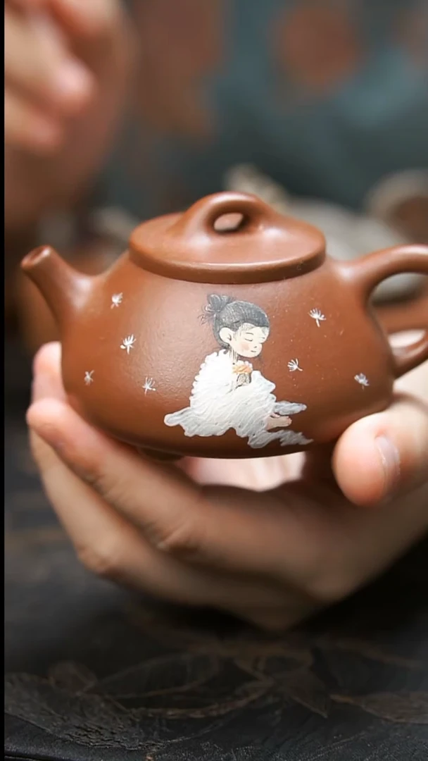 茶壶紫砂泽*海的女儿壶120cc