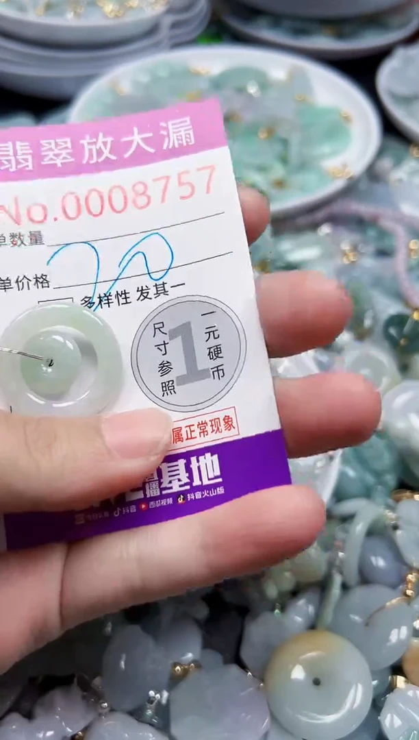 颈饰未镶嵌翡翠8757