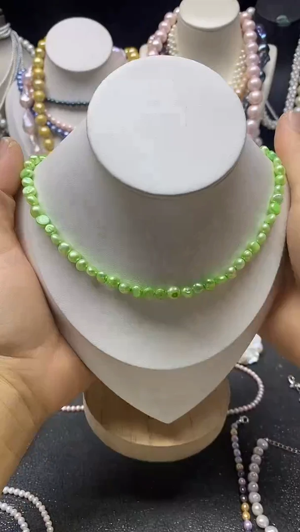 颈饰未镶嵌淡水珍珠多人