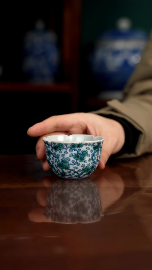 空山明月 新斗彩 梅花