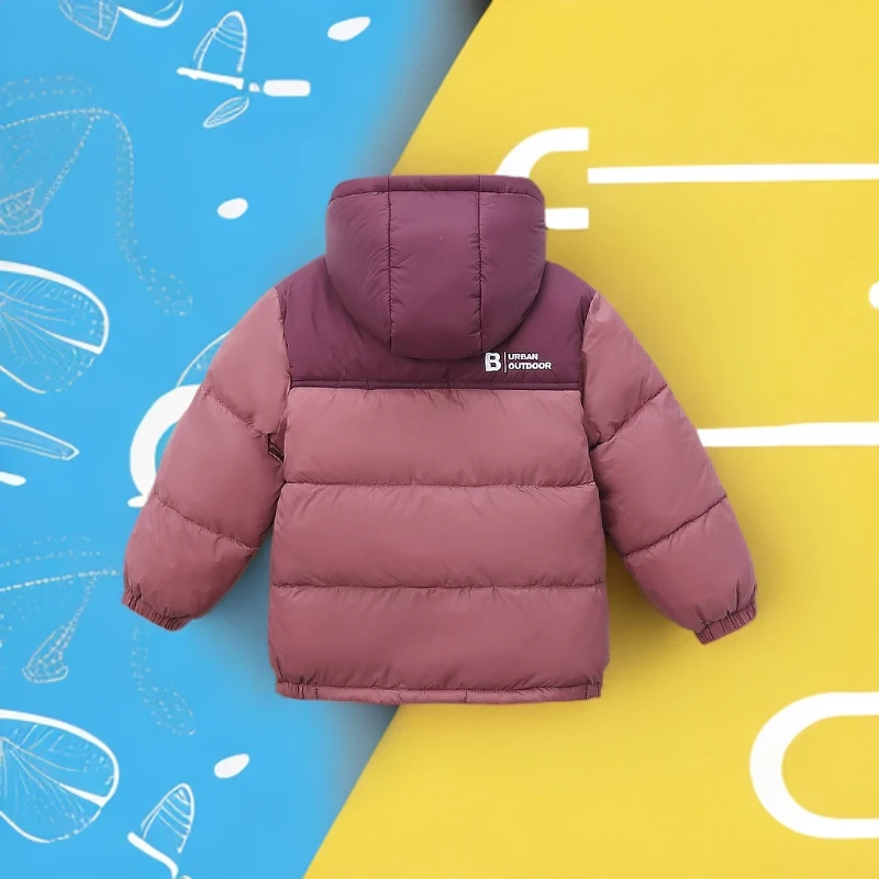 校服神器儿童棉袄外套冬款上衣棉服中小童男女童轻薄女童红色棉服