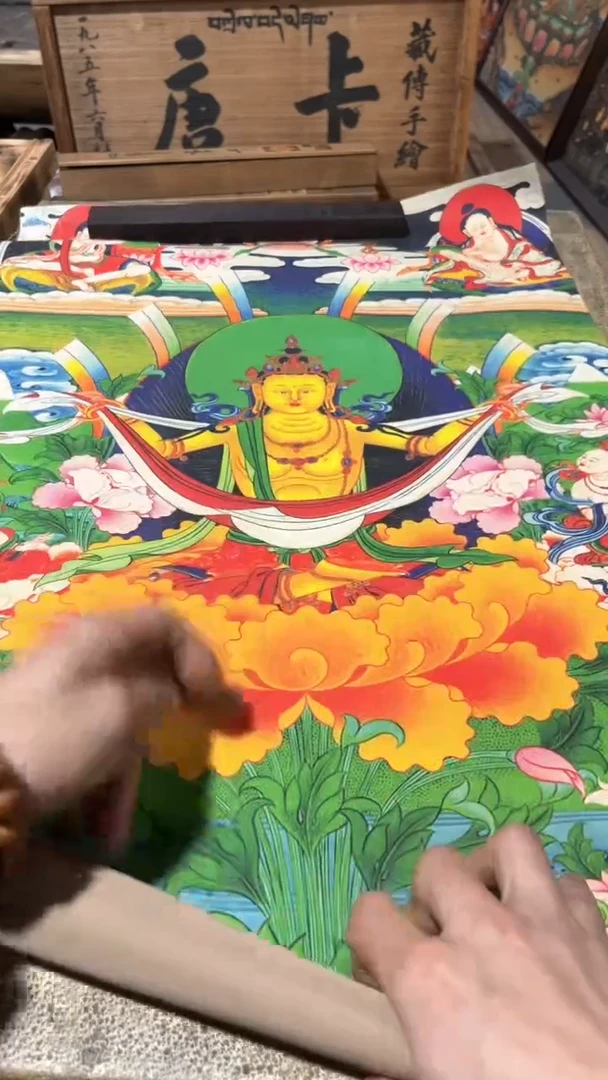 卷轴画卷轴画玖忆唐卡TK39