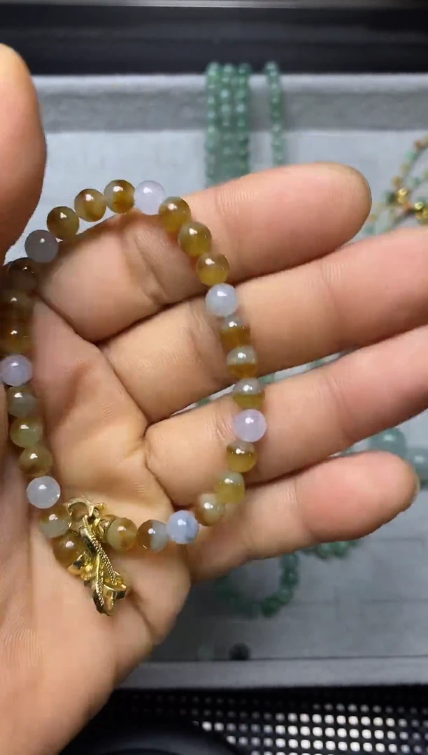 未镶嵌定制翡翠手串