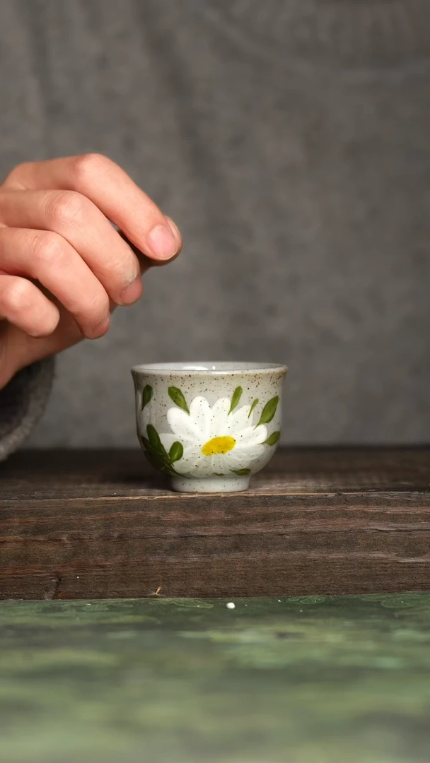 【闪购商品】杯青诗手工手绘瓷器