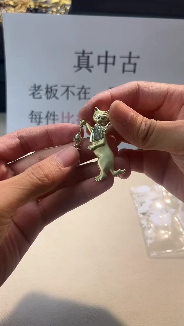 纯铜合金琉璃小猫