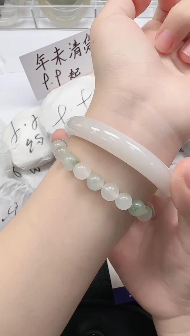 未镶嵌手镯石英岩玉46-58/59