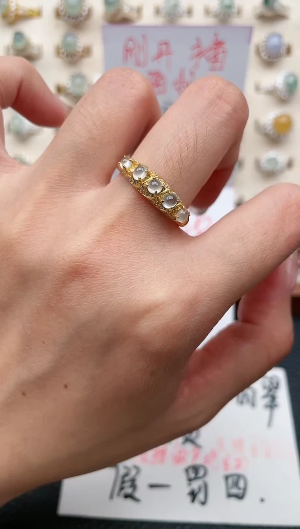 【闪购商品】翡翠戒指银S925镶嵌1111