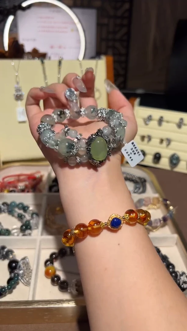 【闪购商品】水晶手链合金葡萄石