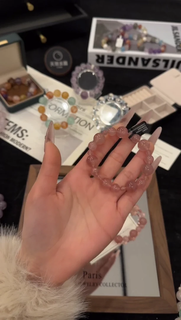 未镶嵌手链水晶草莓晶x3007