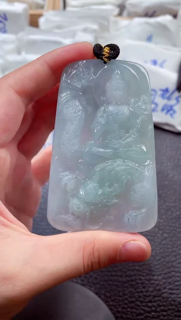 颈饰未镶嵌翡翠00006550御龙观音