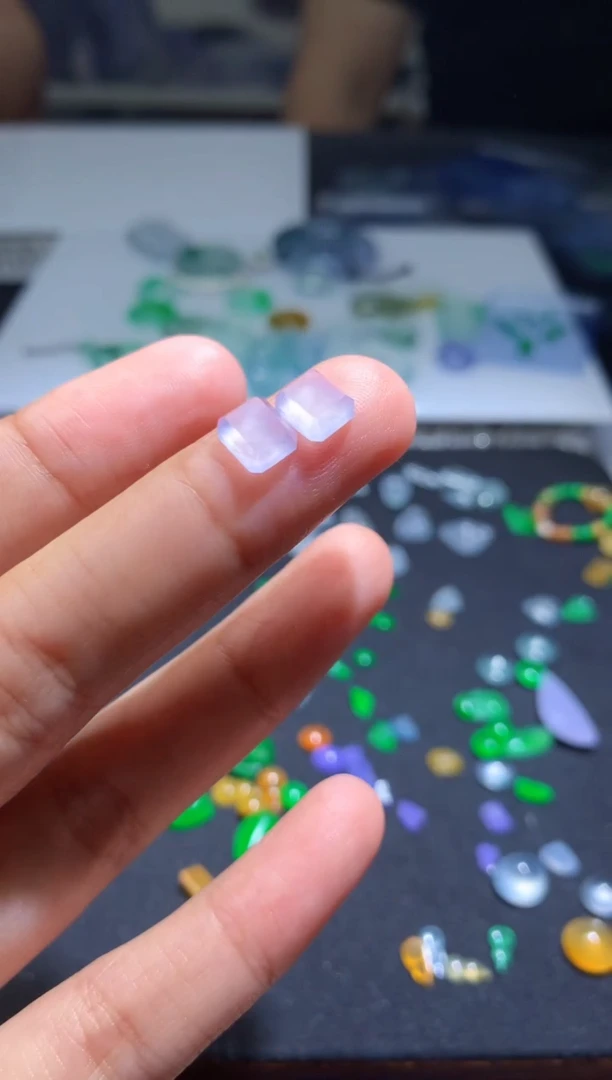 定制翡翠未镶嵌毛货