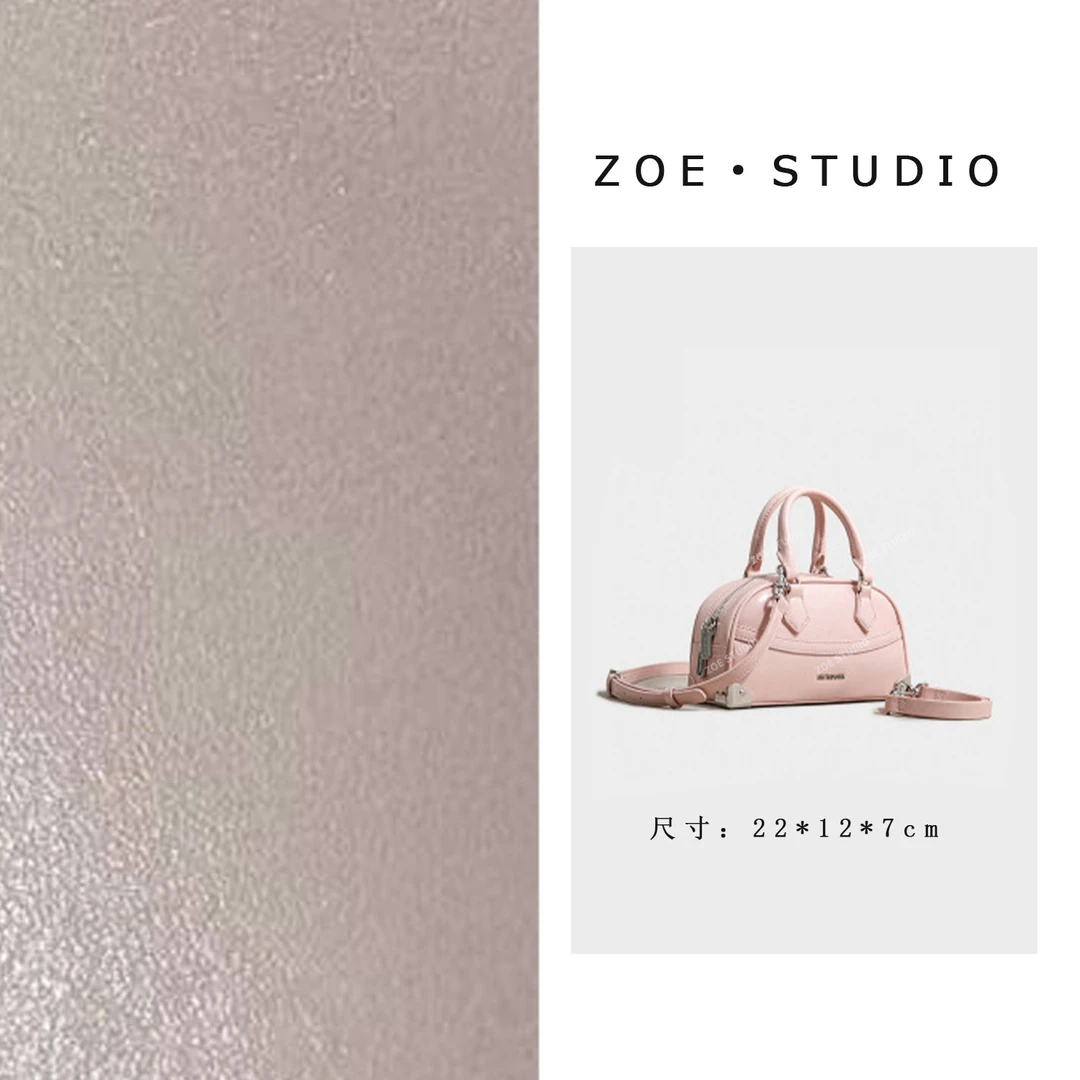 【佐伊甄选】SK-82920-西柚粉轻奢女士时尚百搭单肩拼色斜挎包