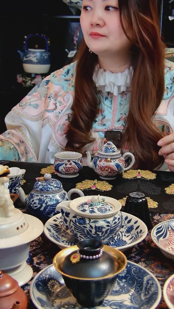 【闪购商品】茶具壶杯子手绘手工