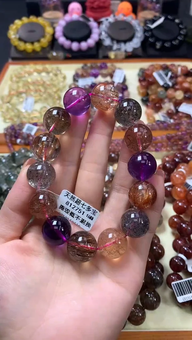 未镶嵌手链水晶木****兽16*