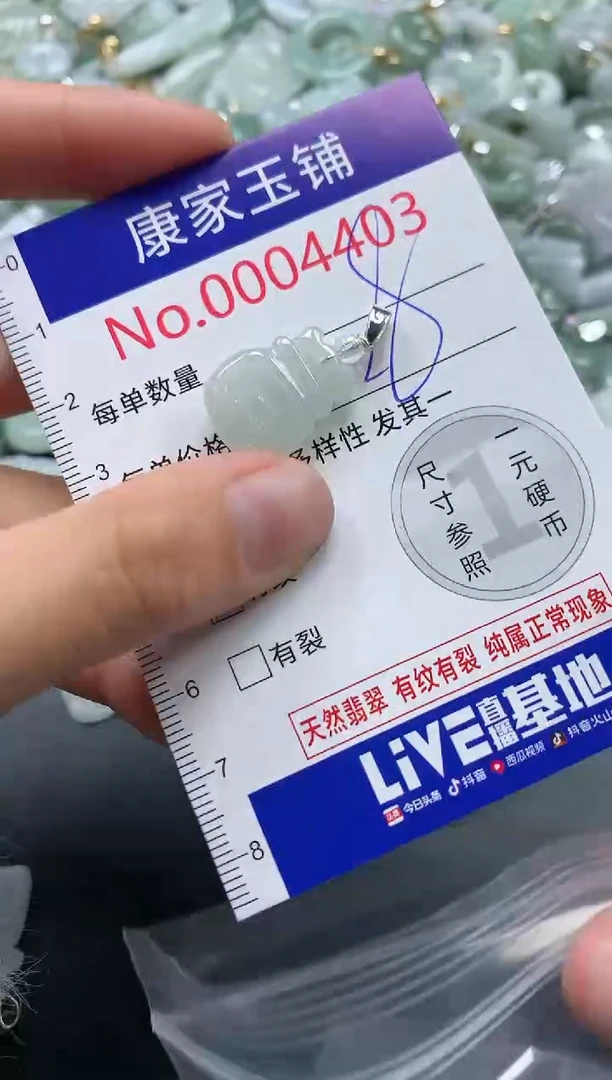 颈饰未镶嵌翡翠4403