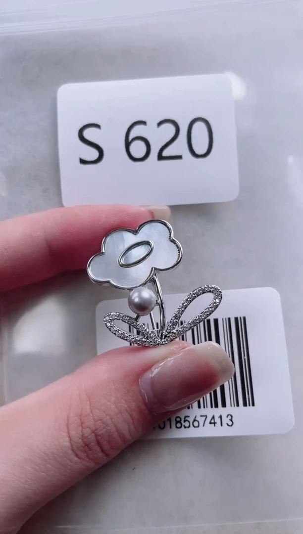 【闪购商品】海水珍珠胸针未镶嵌S620