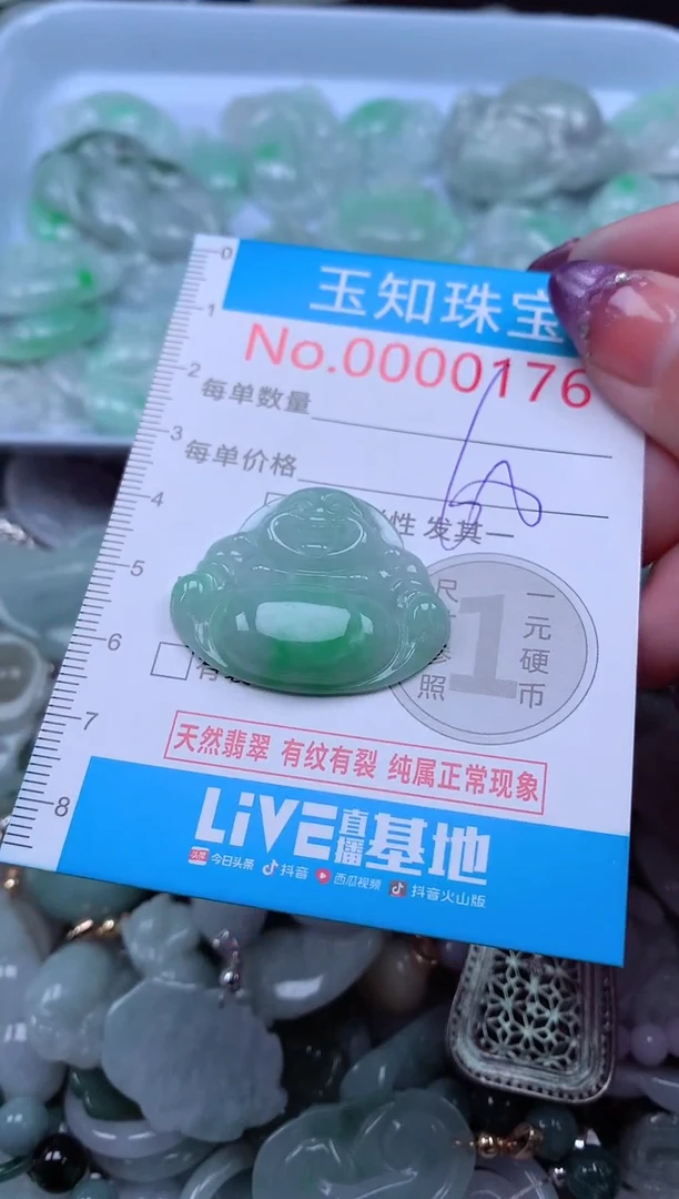 翡翠未镶嵌吊坠(不含链)176