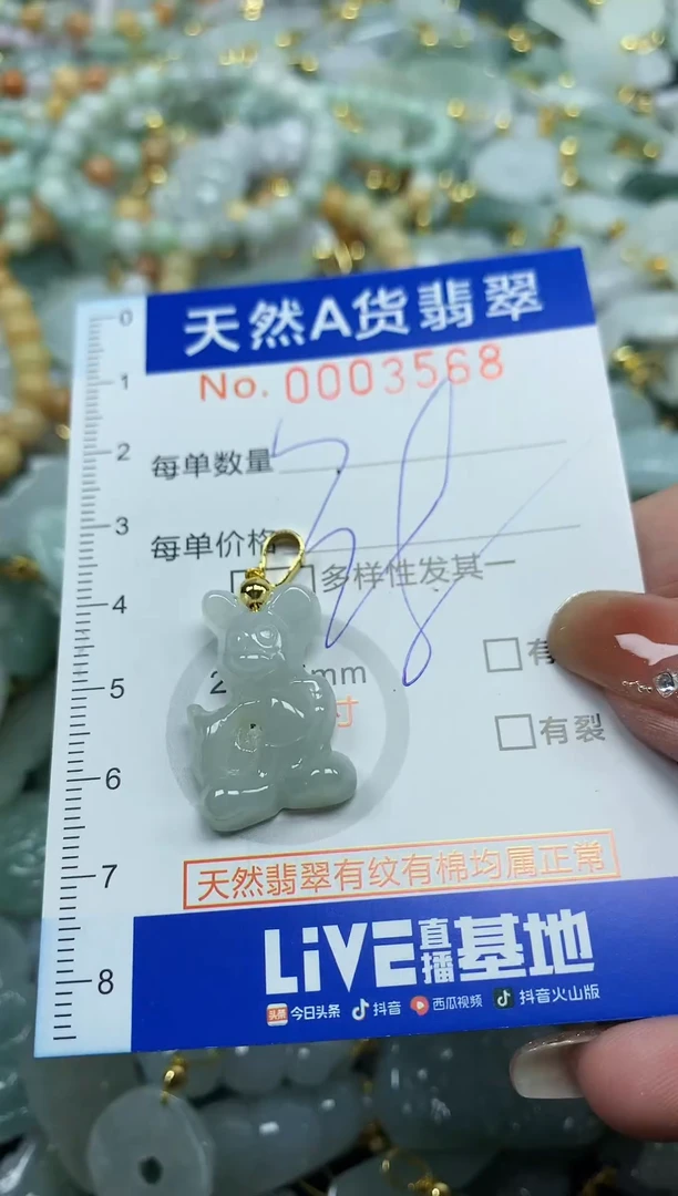 颈饰未镶嵌翡翠天然A货翡翠