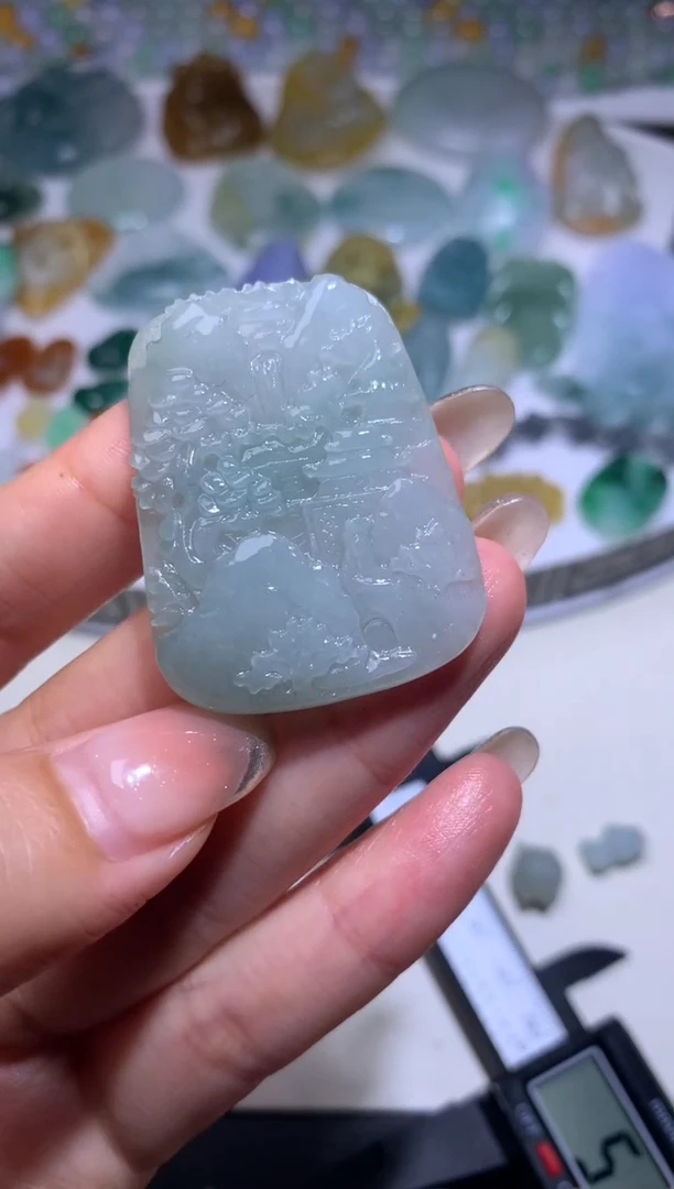 未镶嵌定制翡翠毛货