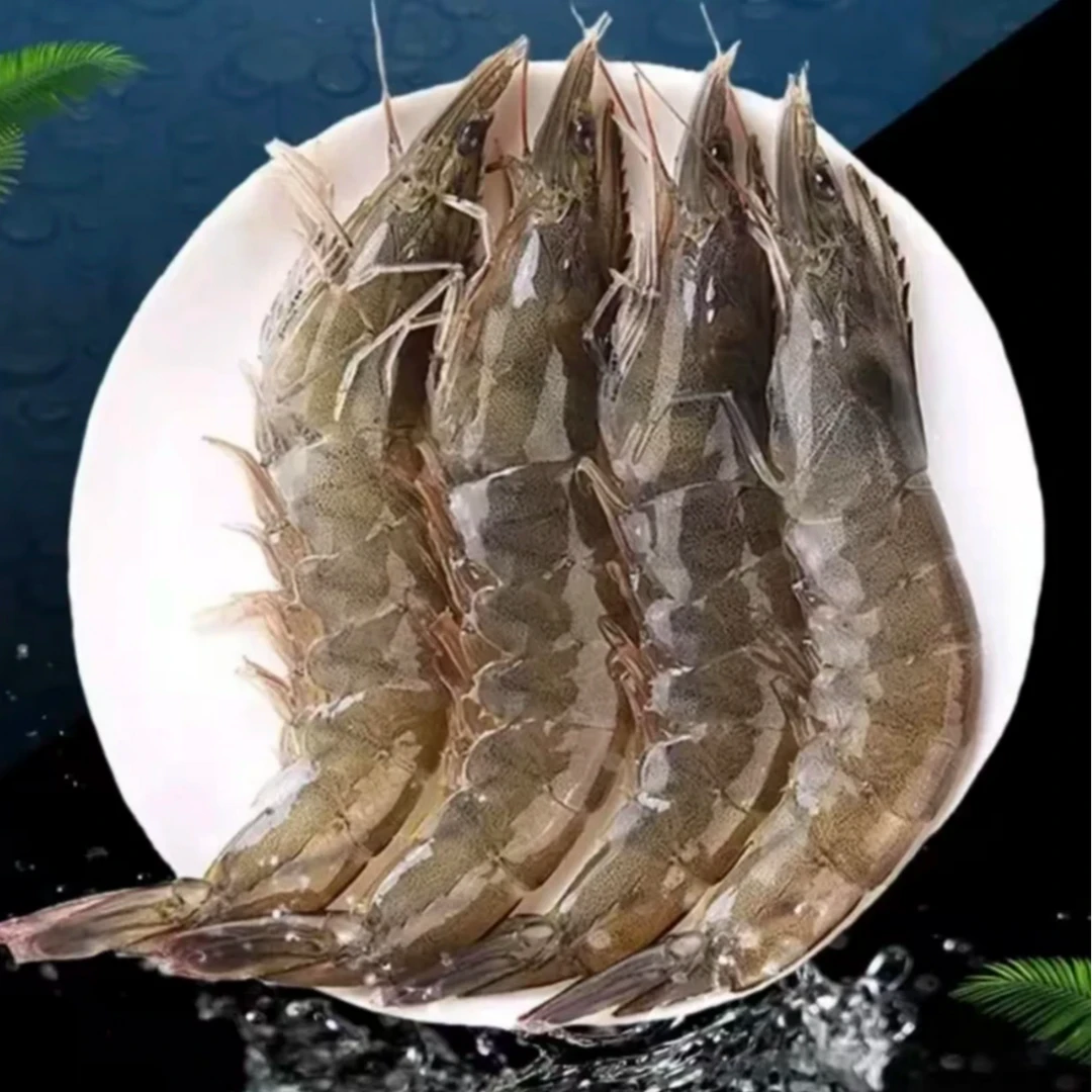 D 【青岛大虾3斤送一斤】2030规格 一箱4斤 共50-60只精品海鲜