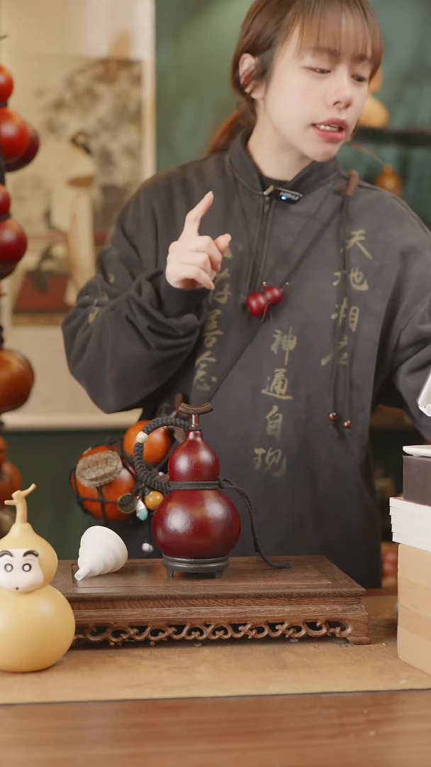 【闪购商品】5号精品天然大漆工艺防渗内胆酒葫芦~