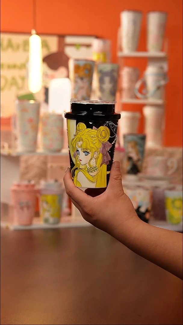 景德镇手工手绘文创陶瓷杯