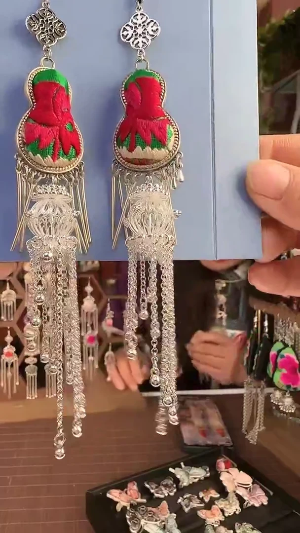 非遗那些刺绣耳环63