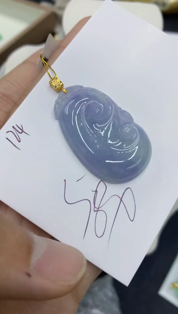 翡翠18K金镶嵌颈饰号链接1111111