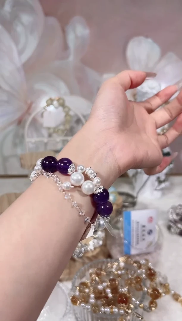 【闪购商品】水晶手链未镶嵌天然水晶多样性发货发其一