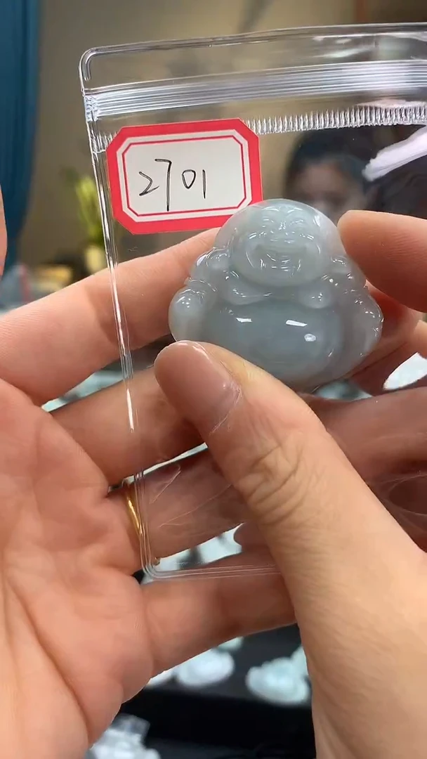 颈饰未镶嵌翡翠佛公2701