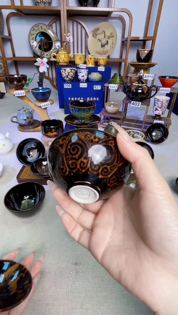 【特价柴烧如意纹】非遗大师手工高温瓷特价款