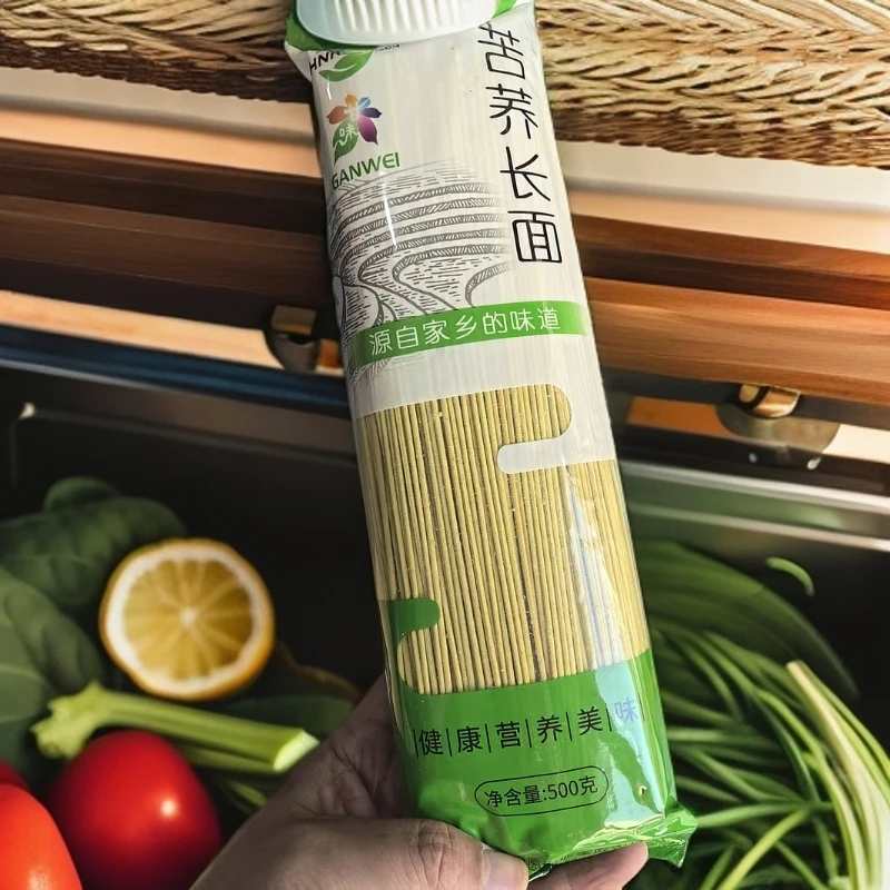 苦荞麦面条全麦粗粮挂面纯苦荞挂面3斤包邮
