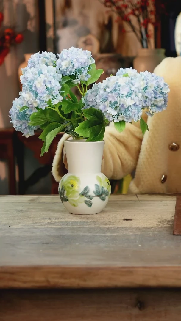 【闪购商品】瓷片景德镇纯手工釉下彩精品花瓶