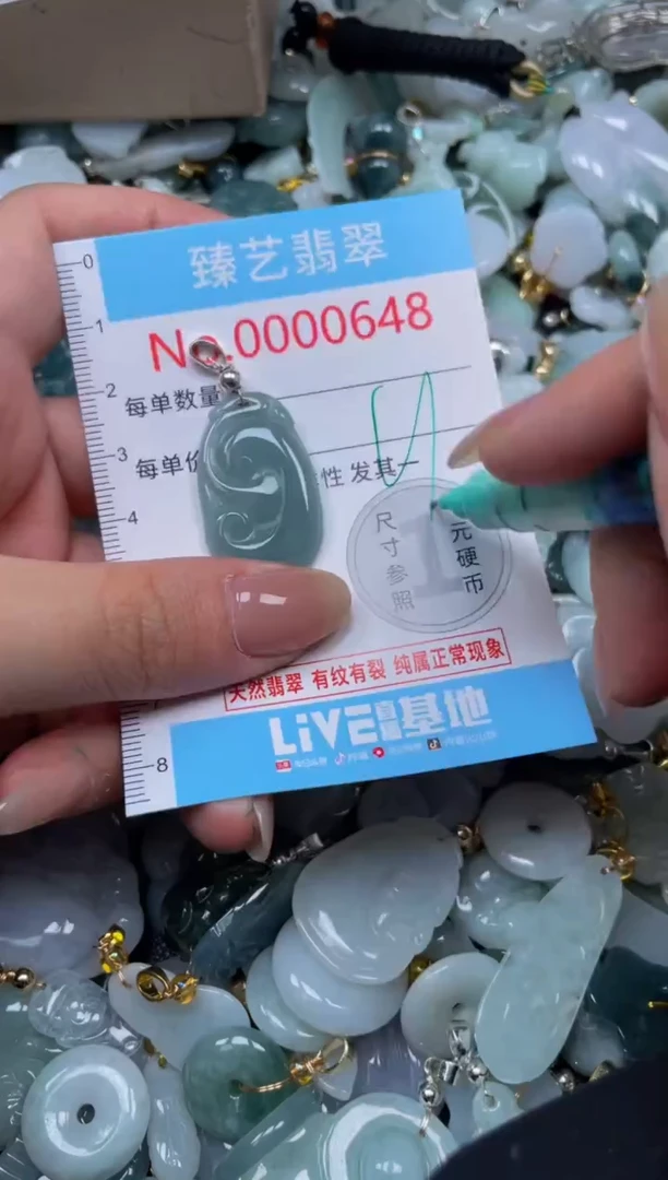 颈饰未镶嵌翡翠648
