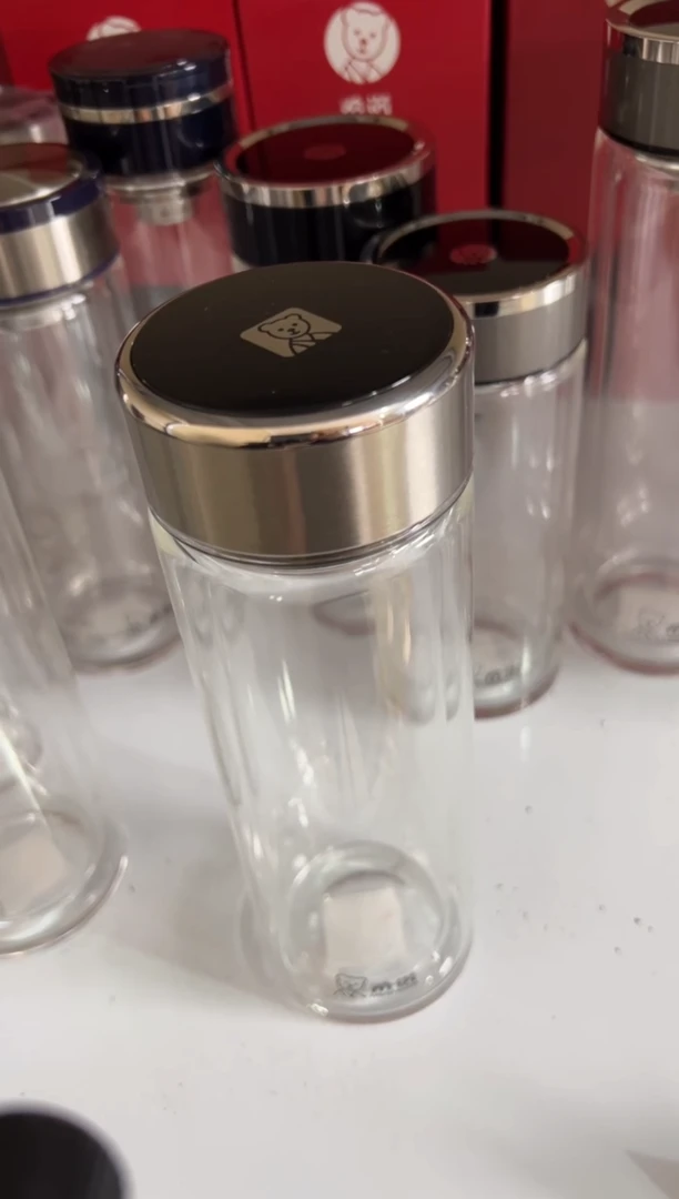 【闪购商品】双层高档315ml高硼硅茶杯