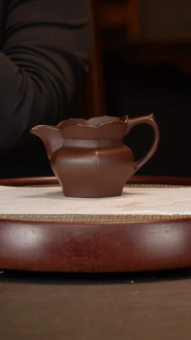 【闪购商品】紫砂茶壶六方僧帽公道杯