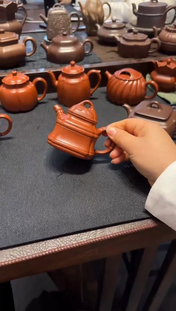 【闪购商品】紫砂茶壶四方竹鼎