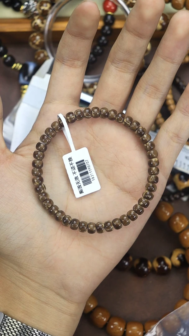 手串紫金鼠6MM纯肉实心紫金鼠