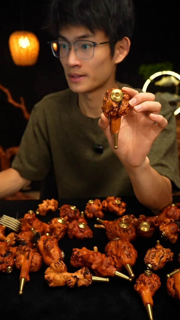 云南黑果木手工烟斗