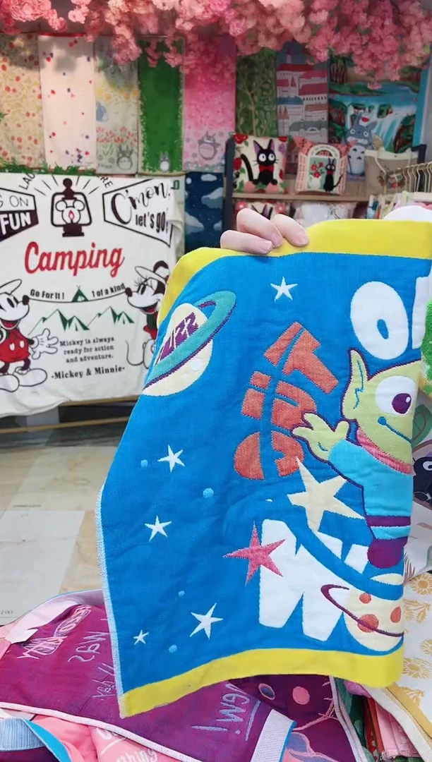 棉直播间链接枕巾一对