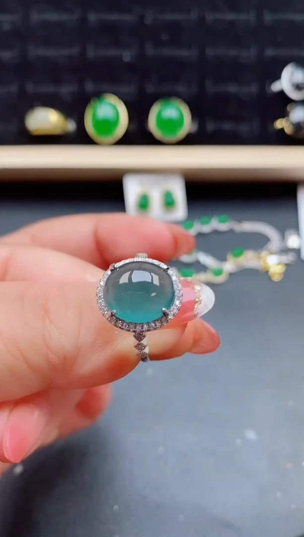 【闪购商品】翡翠戒指银S925镶嵌121212