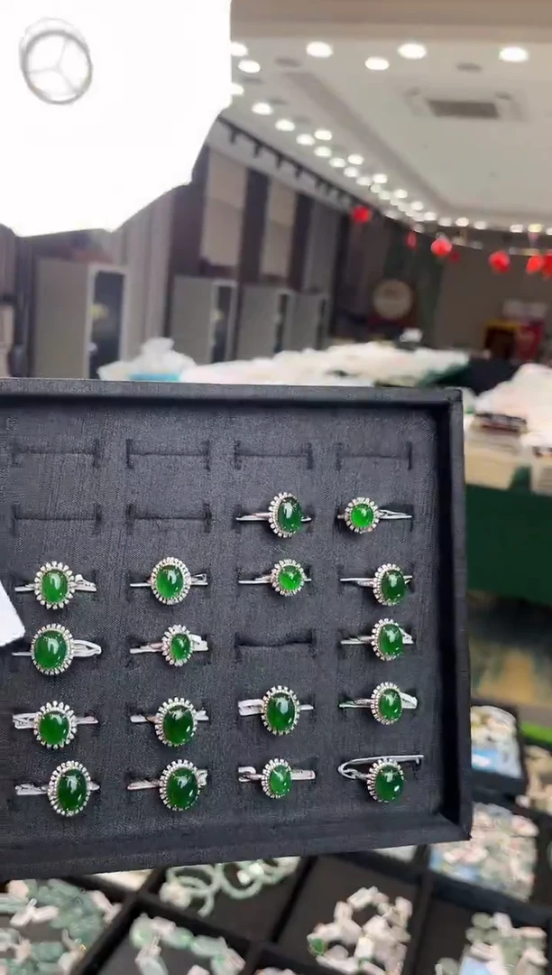 颈饰18K金镶嵌翡翠15005/多样性发一个