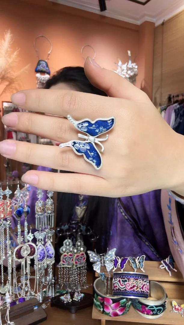 刺绣纯手工民族风戒指