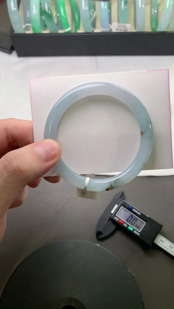 未镶嵌手镯（圆镯）翡翠54*7.8*7.9