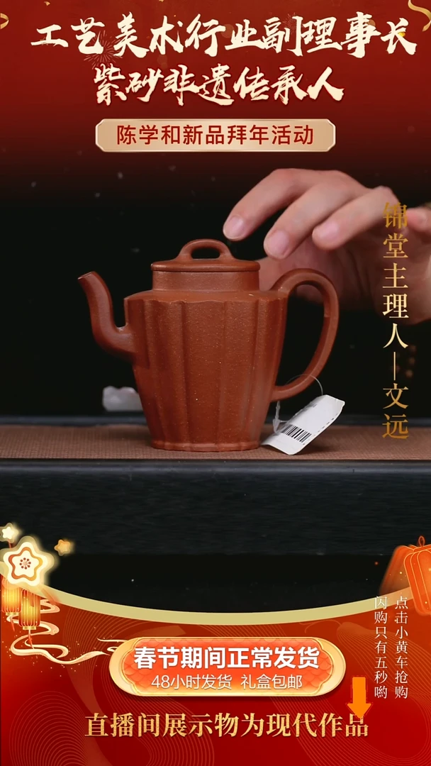 【闪购商品】紫砂茶壶文远开播福利