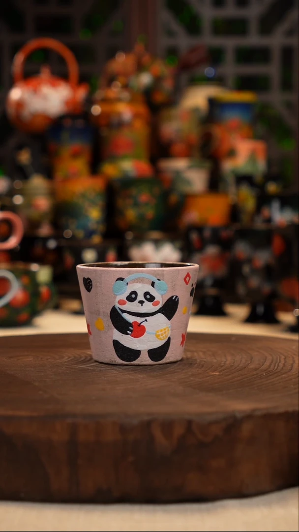 油画    釉下彩   杯子